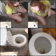 A redhead girl pisses and shits while shitting on a toilet in 8 scenes. Audible plops, pissing and some farting. Product is visible in toilet bowl. Presented in 720P HD. 216MB, MP4 file. Over 16.5 minutes.